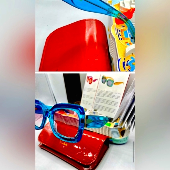 🏆Pomelatto PM0042S ❤️Blue Gorgeous 100% Authentic‼️Made in Italy 🇮🇹🏆‼️ - Picture 7 of 13